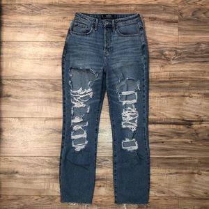 Hollister Ultra High-Rise Vintage Straight/Stretch Jeans